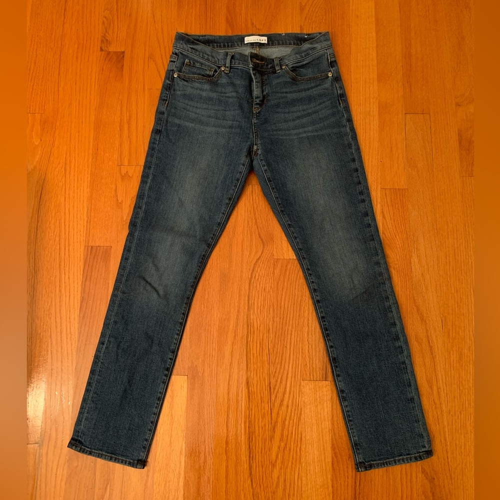 Made and Love LOFT medium rise skinny jeans